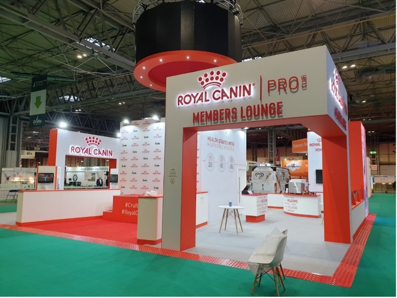 Royal Canin stand at Crufts 2022